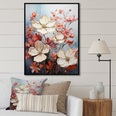 «Dogwood Blossoms Bouquet I», reproduction sur toile