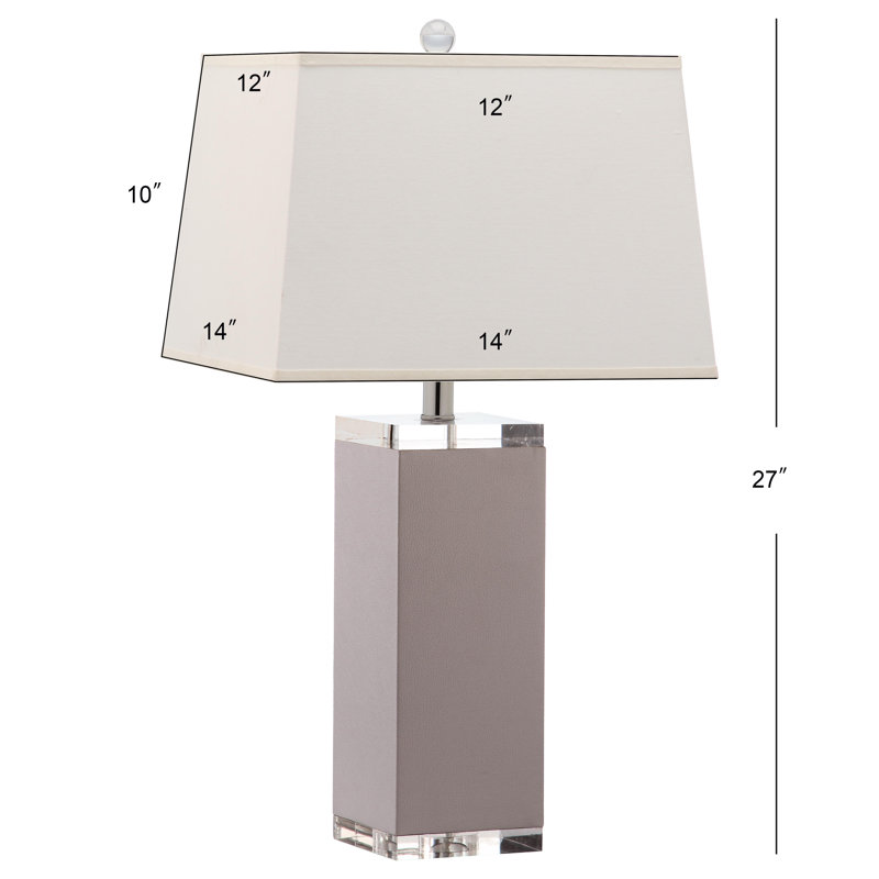 Beartree Fabric Table Lamp, Gray