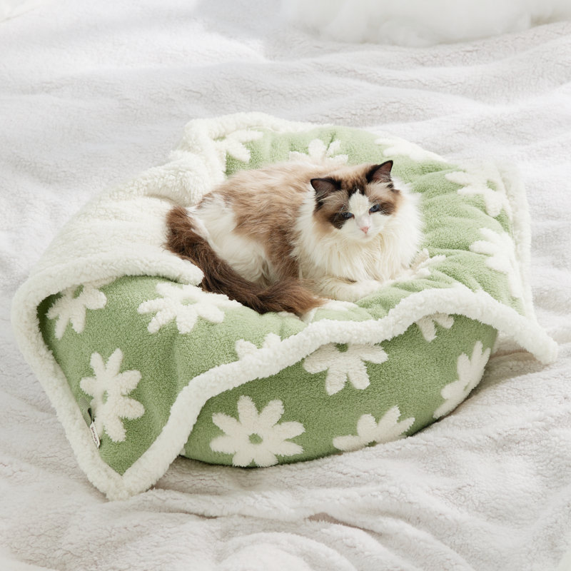 Couverture pour chien et chat Lesure, S (l 35 po x P 25 po), Marais floral