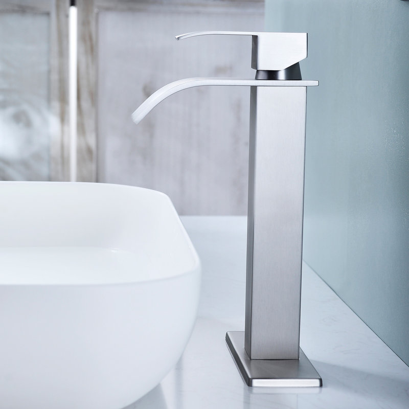 Single-handle Bathroom Faucet, Brushed Nickel