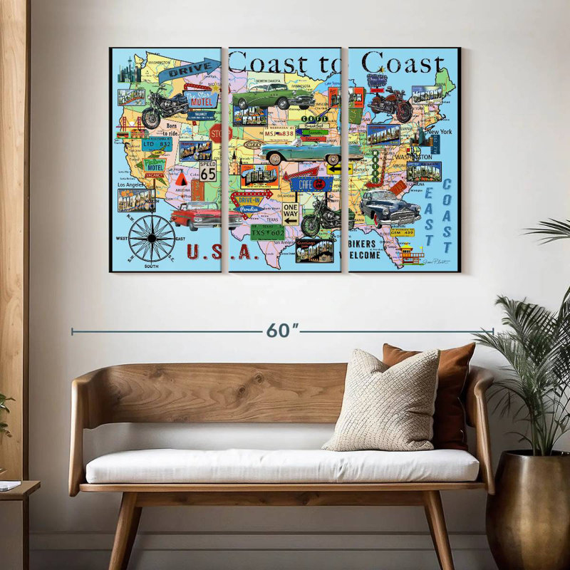 Coast To Coast V, 32" H x 50" W