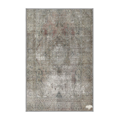 Tapis gris/brun traditionnel Argonne