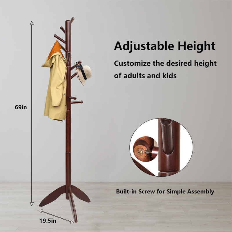 Coat Rack For Entryway, Hallway, Living Room, Bedroom