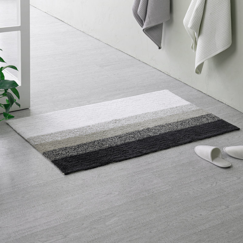 Tapis de bain Raul, gris, l 30 po x L 50 po