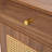 34.6*13.7*43 Inches Multi-Functional Modern Minimalist Walnut-Colored MDF Shoe Cabinet - Perfectly Blends Into Nordic, And Industrial Style Homes-1208331362