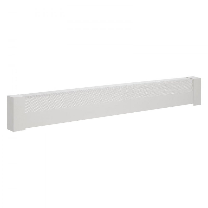 Baseboard Heater Covers, Basic Series 6 ft Standard Electric Heating Unit Front Cover for Home Improvement, Heavy-duty Steel, Easy Installation for Bedroom Replacing Old Cover, White