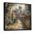 Toile avec cadre flottant noir