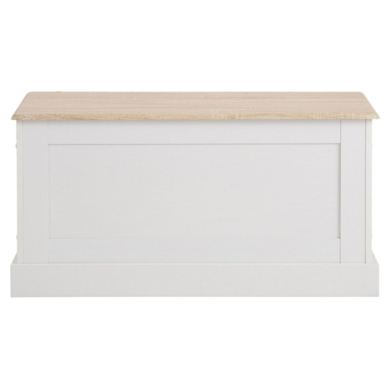 Rawls Blanket Chest, White/Oak