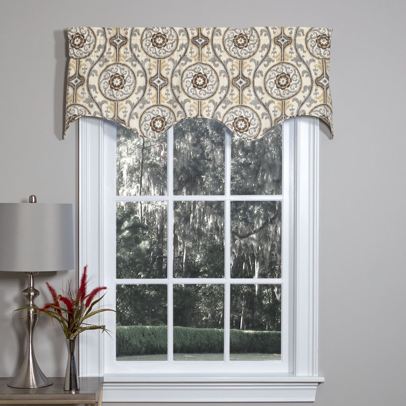 Izmir Contemporary Cotton Geometric Filler Valance