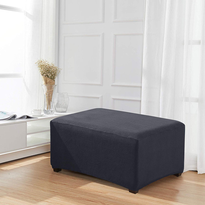 Zuniga Box Cushion Slipcover, Grey Polyester blend