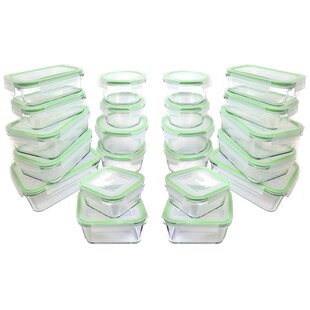 Rebrilliant Nikhil Glass Food Storage Container - Set of 6