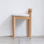 Banc de tabouret en bois de hêtre naturel pour salle à manger