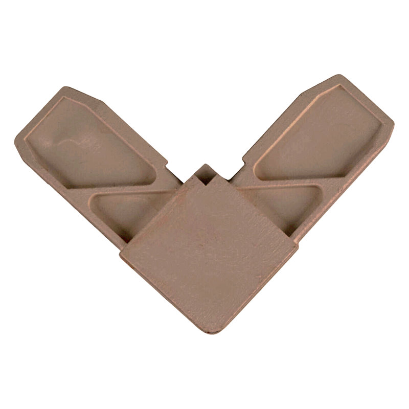 Brixwell 90M-464ad Outside Square Corner For 1" Frame Almond Finish