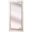 Miroir décoratif biseauté ivoire rustique vieilli-20544893