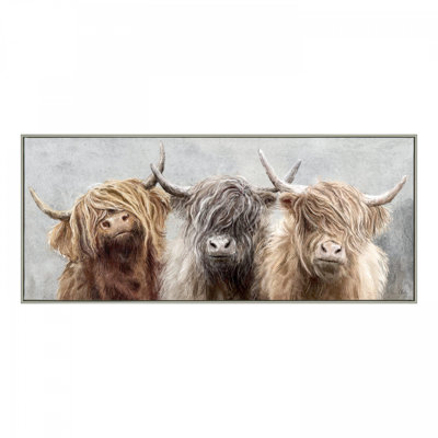 Three Of A Kind by Charlotte Oakley - Single Picture Frame Painting