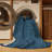 Machine Washable Solid Gray Area Rug