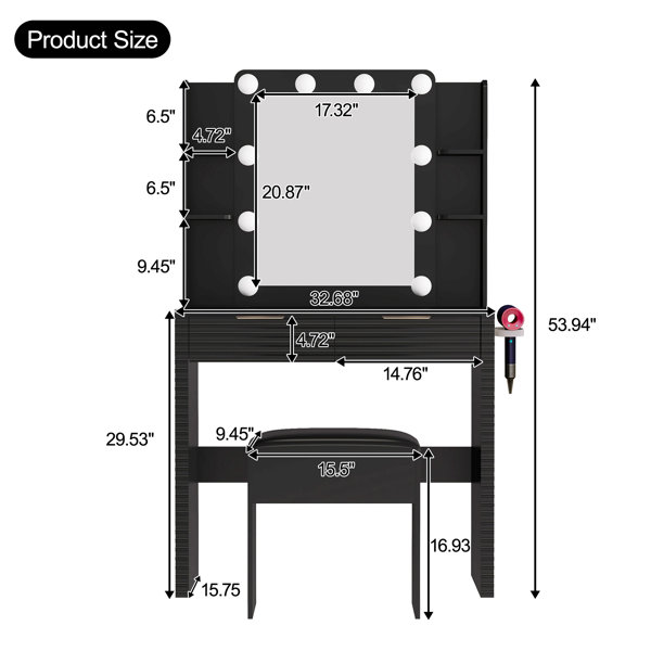 Dimensions du produit