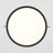Minimalist Flush-Mount Round Dimmable LED Pendant