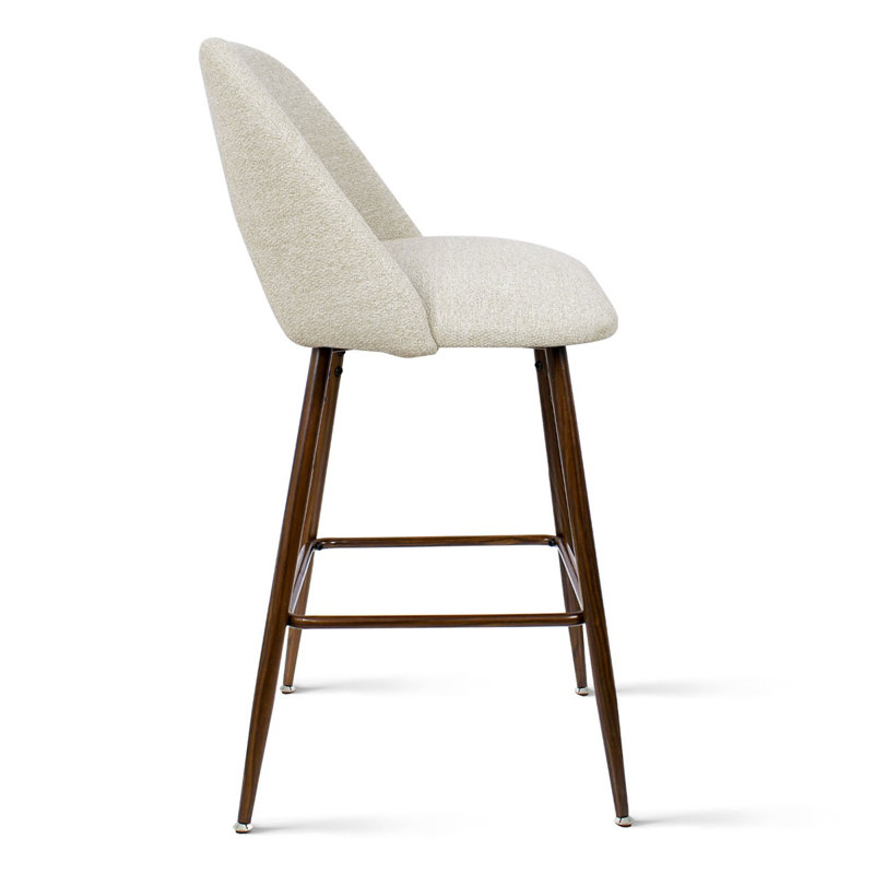 Berneta 26" Upholstered Counter Stools, Set of 2