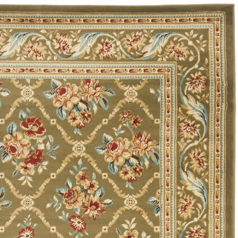 Fransen Performance Oriental Rug, Square 6'7"