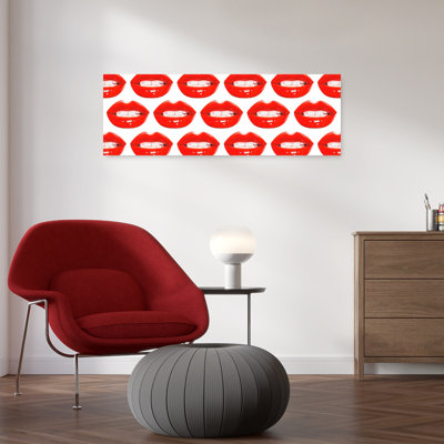 Pop Art Lips Bold Modern Vibrant