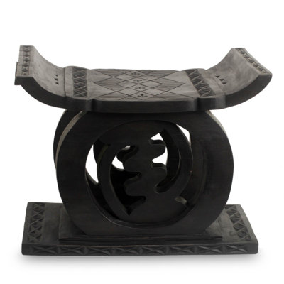 Firdosh Solid Wood Accent Stool