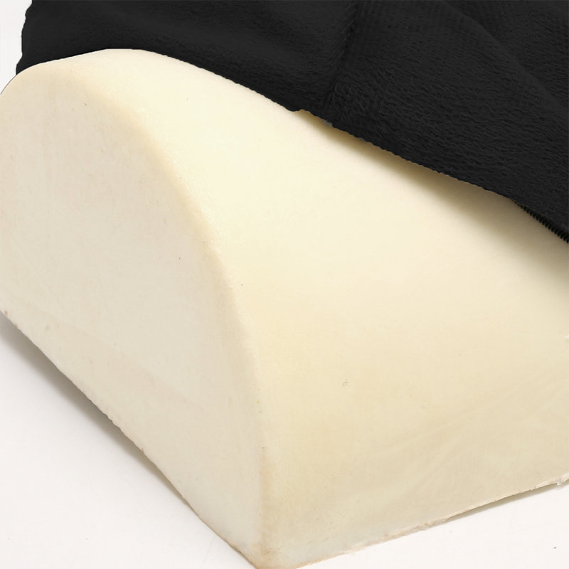 Coussin demi-lune, Noir