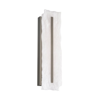 Applique murale à DEL en taffetas à intensité variable avec diffuseur albâtre espagnol, température de couleur 3000K