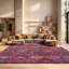Christa Floral Fuchsia/Blue Area Rug-375401302