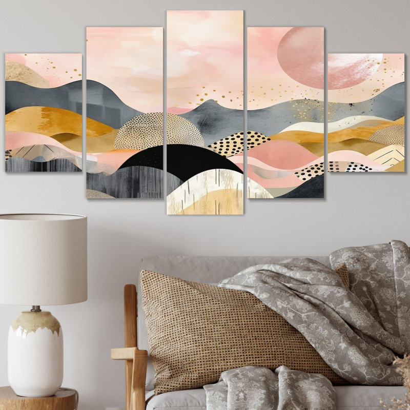 Ensemble de 5 décorations murales