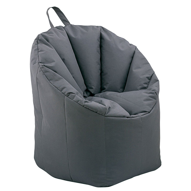 Chuka Bean Bag Chair, Grey