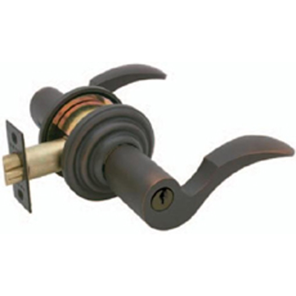 Cortina Keyed (Entry) Door Lever Emtek 