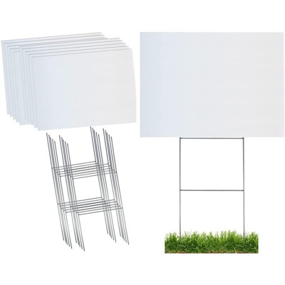 Paquet de 5 ensembles de 5 panneaux blancs de 18 po x 24 po