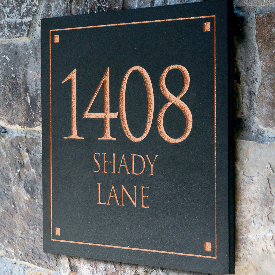 Square Wall Plaque Whitehall Products Background Color/ Letter