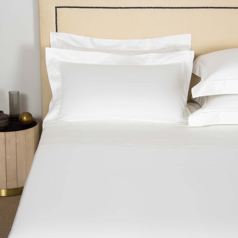 Single Ajour Pillow Sham, Standard, White