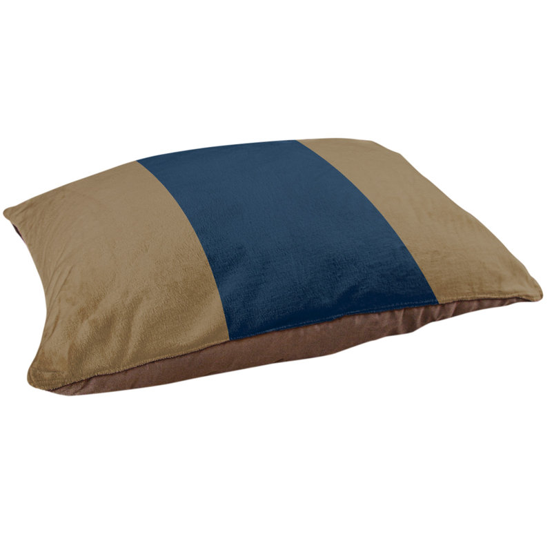 Coussin Los Angeles Anaheim, Petit (l 28 po x P 18 po x H 6 po), Or / Bleu