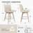 Arleine Swivel 26.7'' Upholstered Counter Stool-972762316