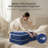Comforter Storage Bags 4 Pack - Large Capacity Space Saving Compression Storage Organizer For Blankets, Bedding, Pillows, Duvets With Zipper Window And Reinforced Handles