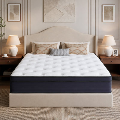 Alwyn Home Medium = Side, Back & Stomach Sleepers Gel Memory Foam Mattress