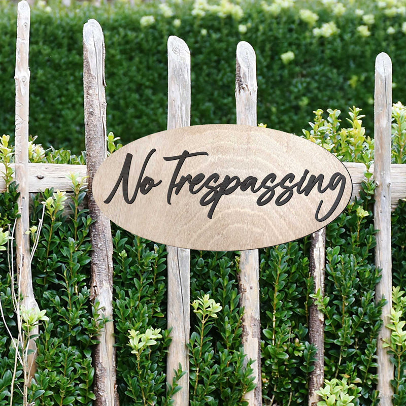 No Trespassing Sign