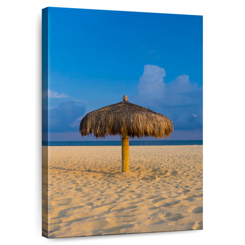 Parasol Gillard en paille Gillard, H 30 po x l 20 po