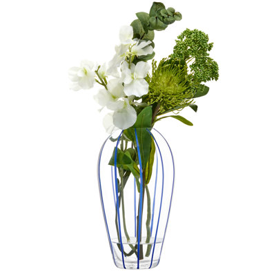 Judkins - Blue Vase - Blue, Clear