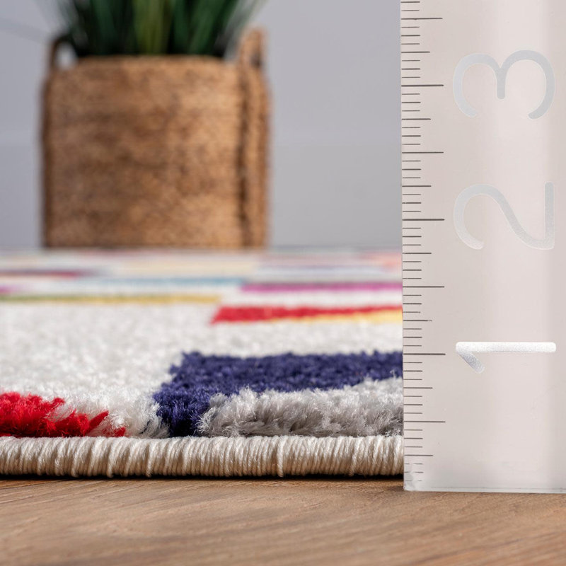 Hunter Geometric Area Rug, Runner 76 x 244cm