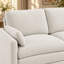 Canapé Varlune 89" Chenille Cloud, canapé trois places surdimensionné avec coussins double couche, assises profondes, accoudoirs arrondis, coussin lombaire et soutien à ressorts ensachés-393857459