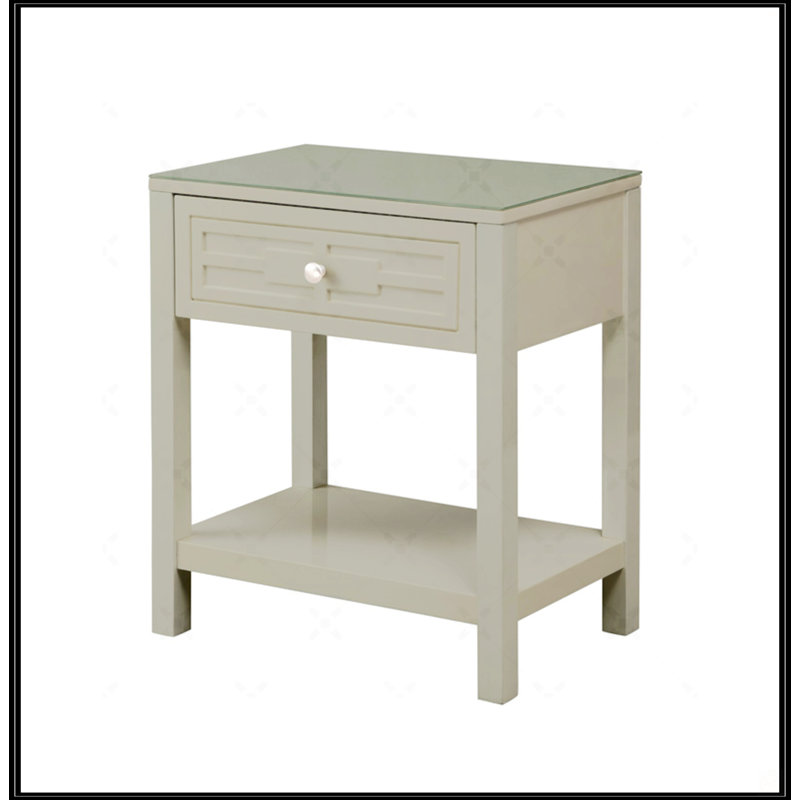 Table de chevet Dylan Taupe, Taupe