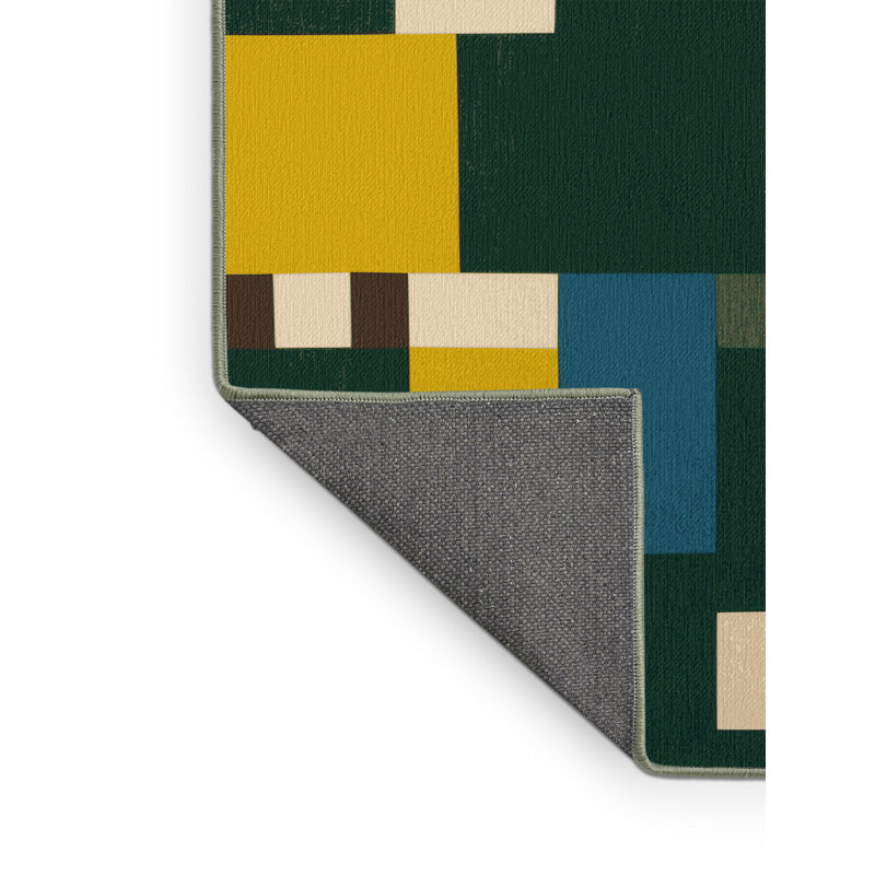 Fractured Fields Rug, Rectangle 2' x 3'