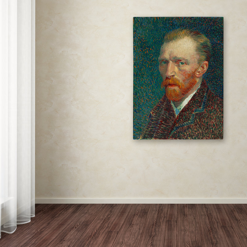 « self portrait », impression sur toile, H 32 po x l 24 po x P 2 po, Pas de tapis, Toile tendue