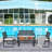 4-Piece Patio Furniture Set Outdoor Balcony Porch Garden Backyard Lawn Furniture Acacia Wood Table Top, Morden Black And Light Brown, Outdoor Patio Sofa Outdoor Set-485617391