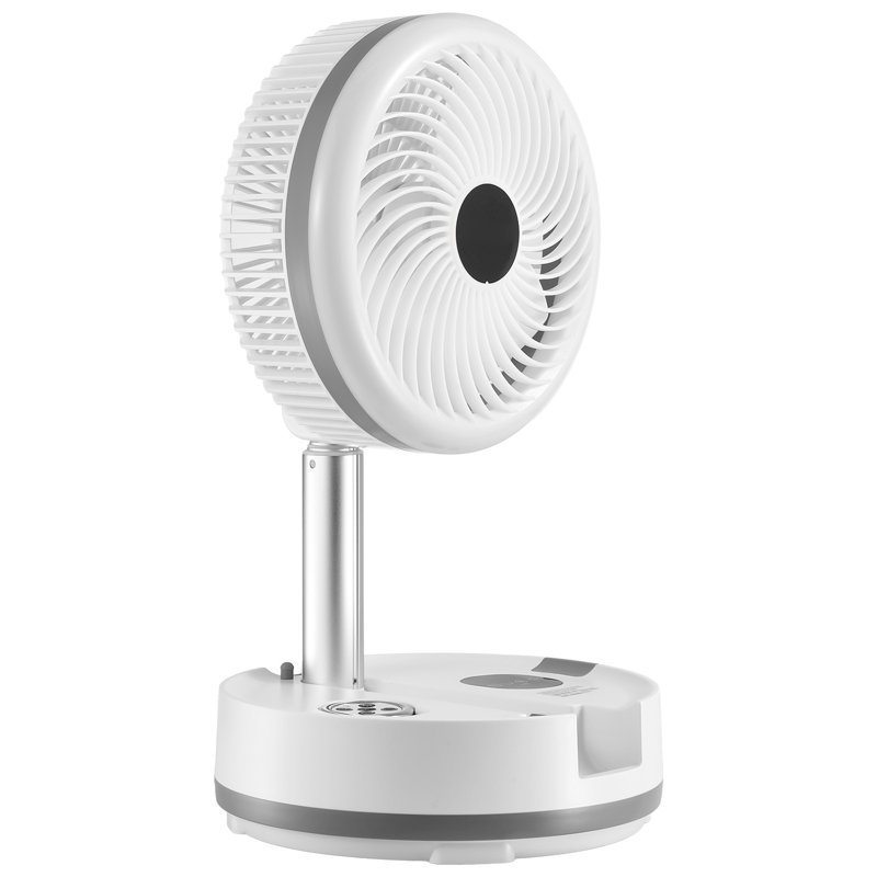 Ventilateur oscillant 10 pouces pliable et rechargeable 3 en 1 9 vitesses