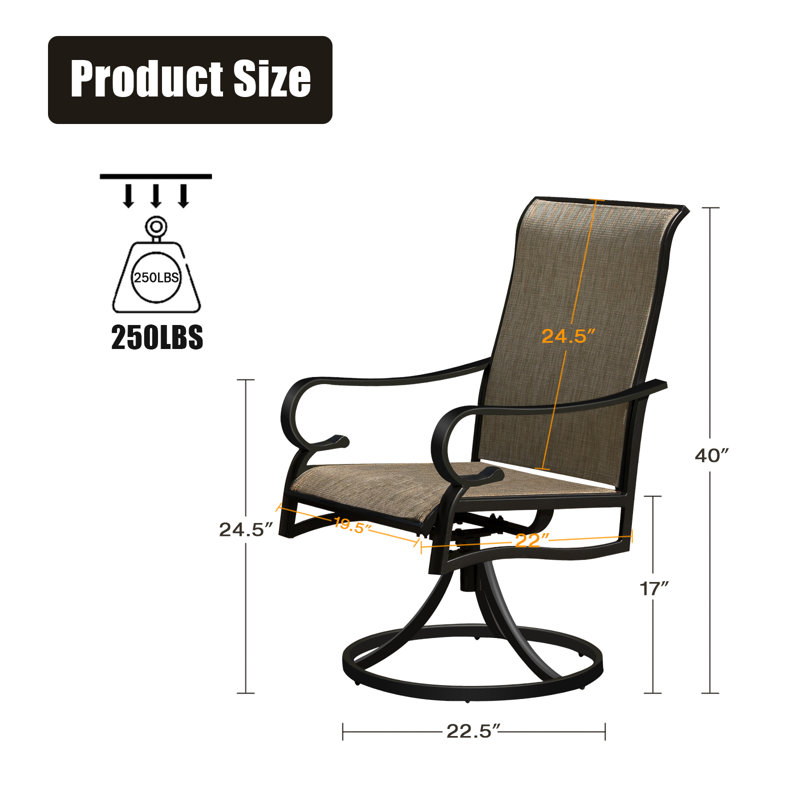 Fauteuil de patio Rybolt